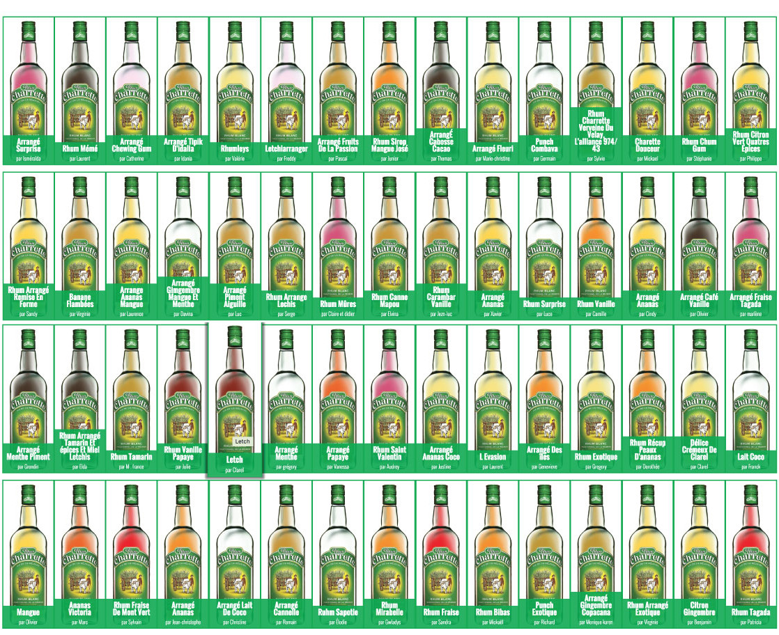 Vos recettes de Rhums arrangés - Rhum Charrette